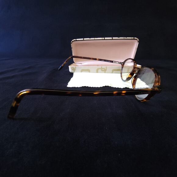 Lacoste Eyeglasses Tortoise Shell LA12034 TT 46-19- 140mm Womens Frames w/ Case - Picture 9 of 13